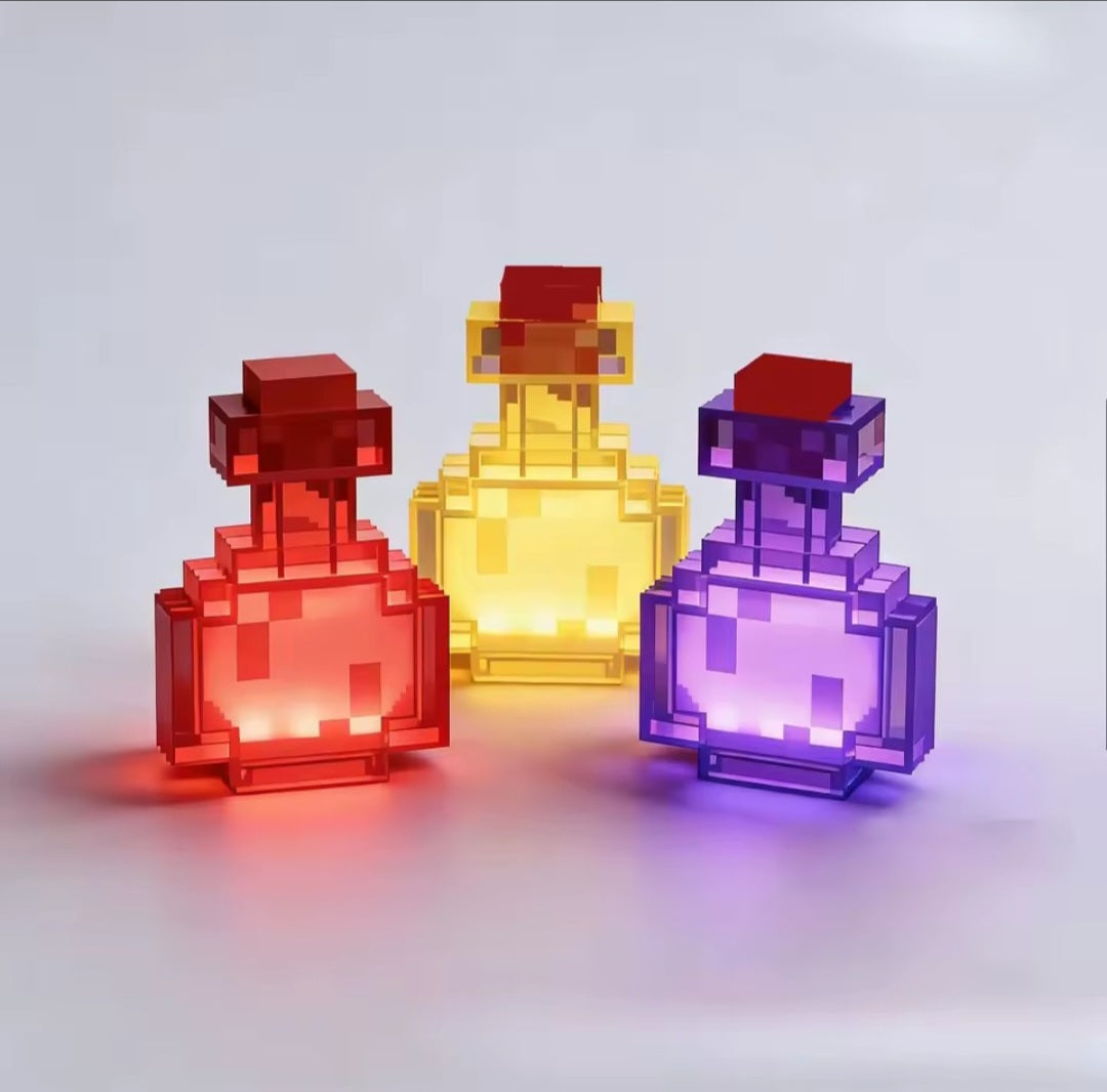 Lámpara de Pociones Inspirada en Minecraft ✨🧪