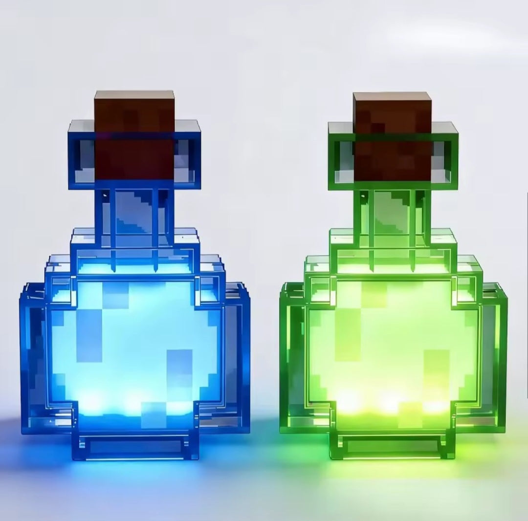 Lámpara de Pociones Inspirada en Minecraft ✨🧪