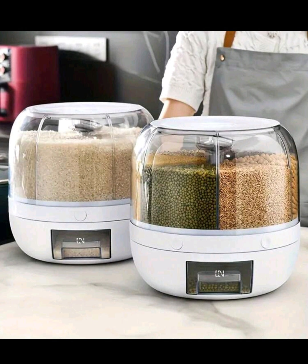 caja de almacenamiento rotativa para granos